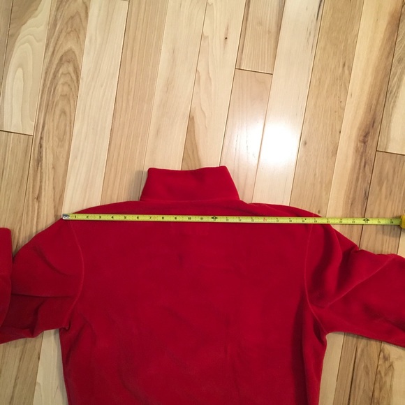 Vintage Ralph Lauren Polo Sport Men’s 1/4 Zip Fleece Jacket Red Size M Polartec - Picture 11 of 11